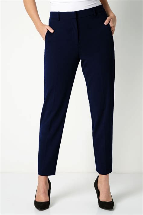 roman ladies navy trousers.